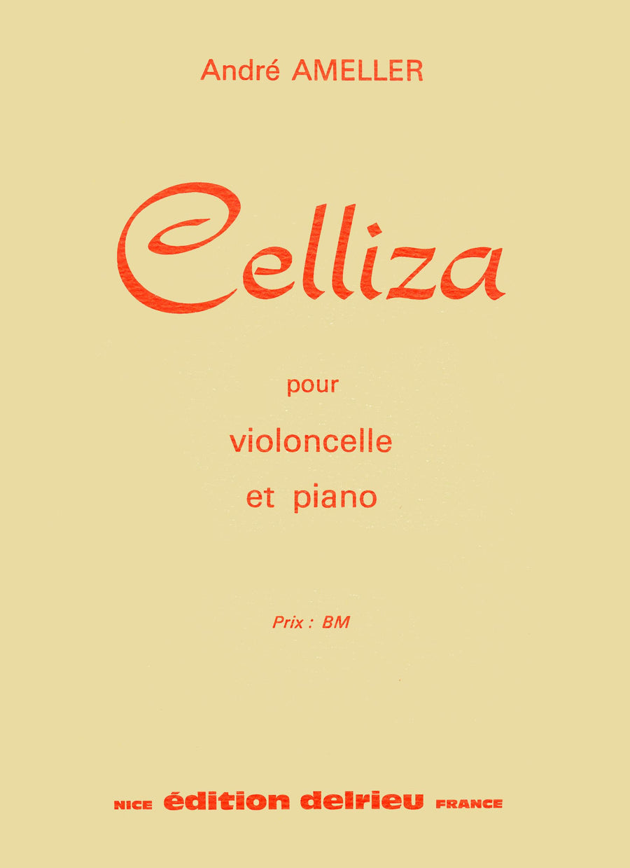 Celliza - partition violoncelle, André Ameller