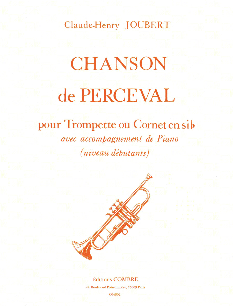 Chanson de Perceval - partition trompette, Claude-Henry Joubert