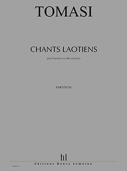 Chants laotiens - partition chant, Henri Tomasi