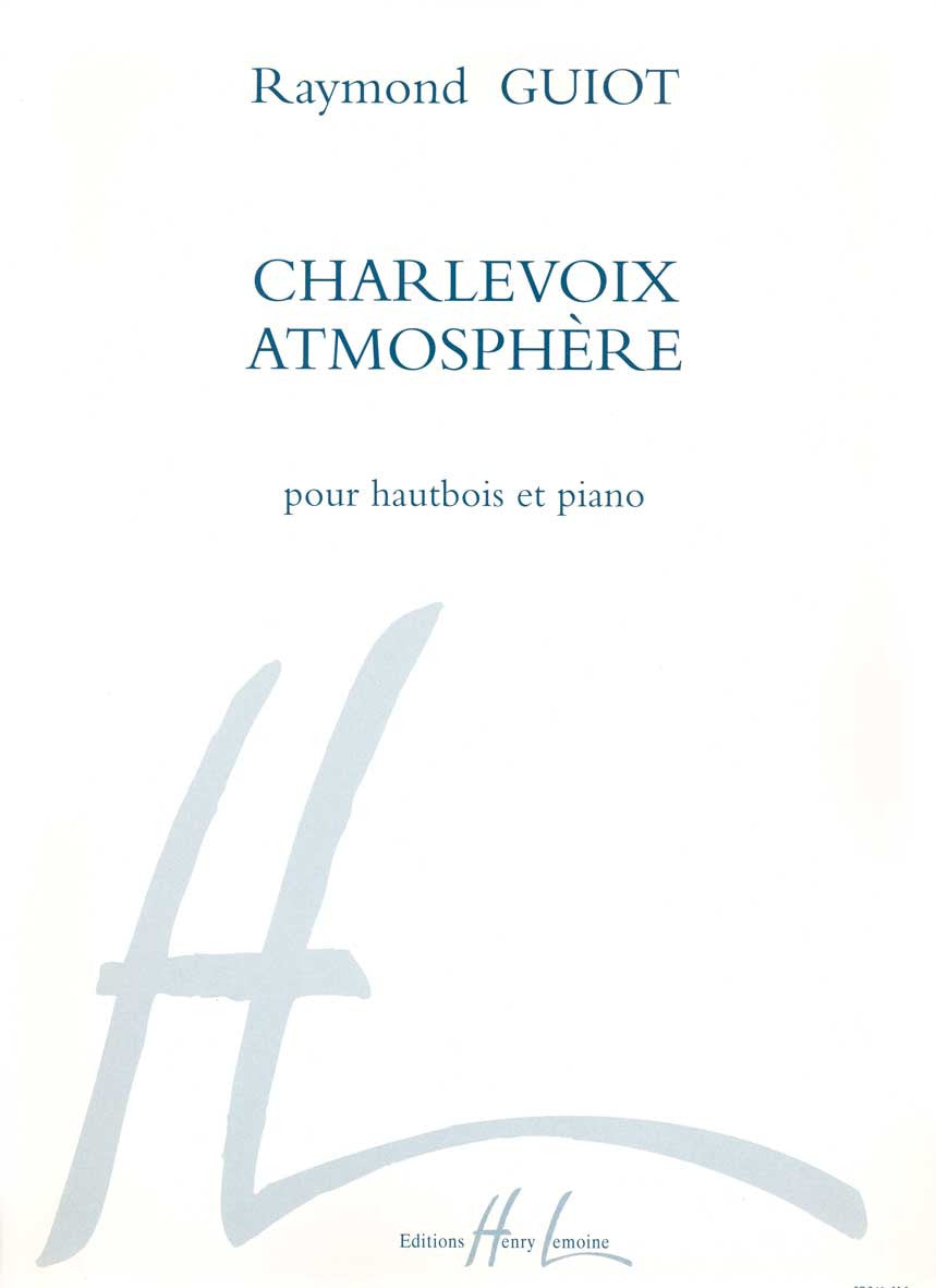 Charlevoix-Atmosphère - partition hautbois, Raymond Guiot