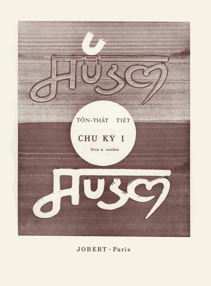Chu-Ky I - partition cordes, Tôn-Thât Tiêt