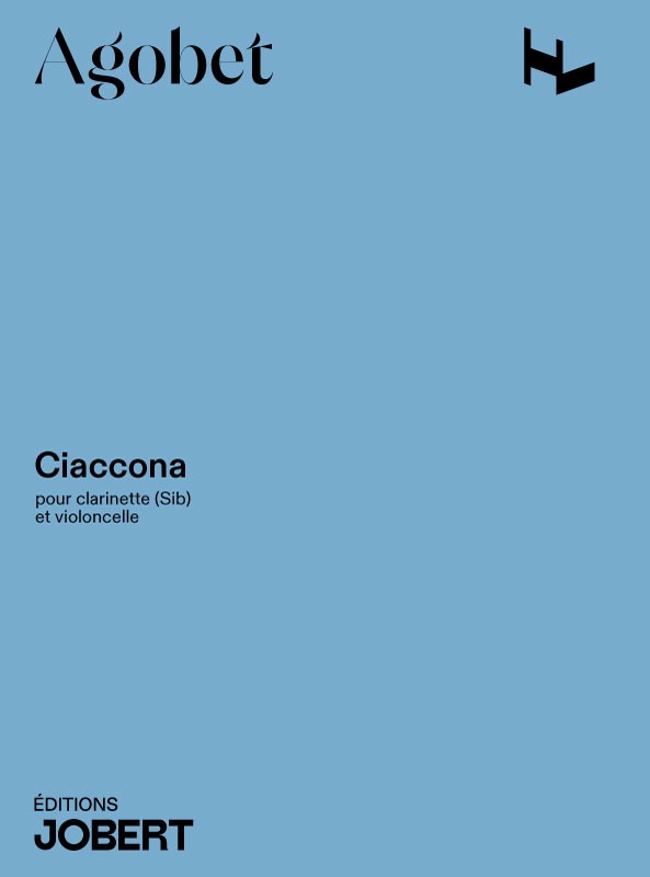 Ciaccona - partition clarinette, Jean-Louis Agobet