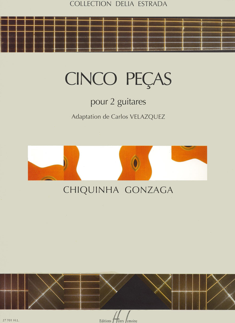 Cinco Peças - partition guitare, C. Gonzaga