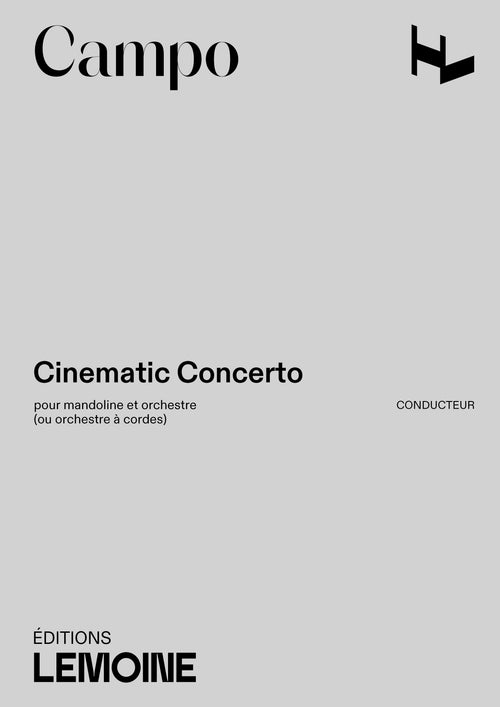 Cinematic Concerto - partition instruments traditionnels, Régis Campo