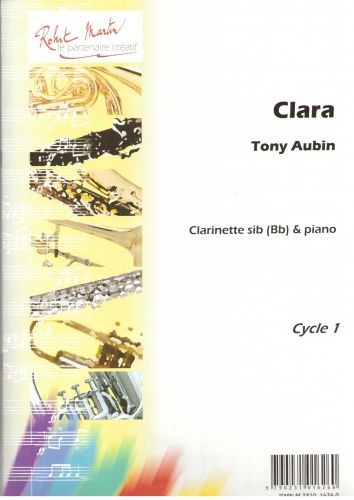 Clara - partition clarinette, Tony Aubin