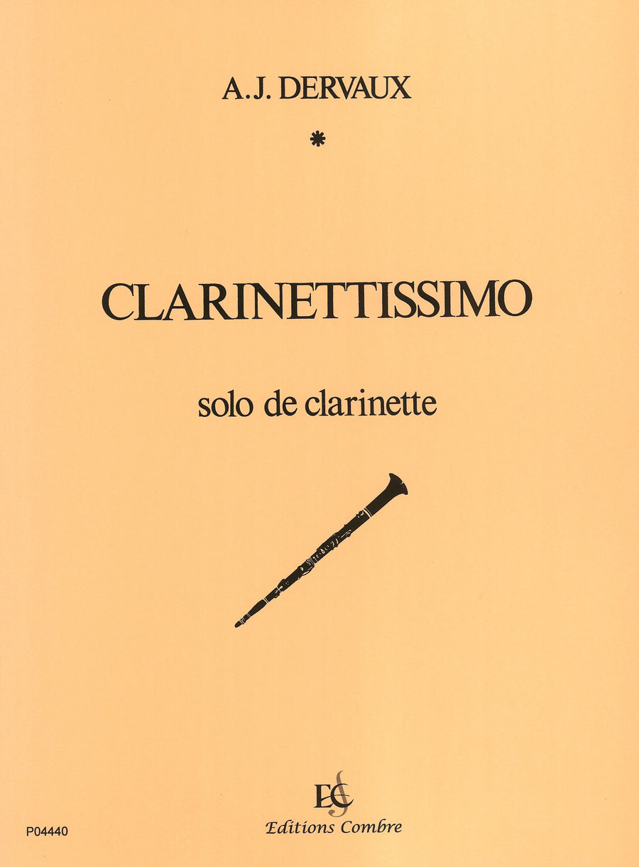 Clarinettissimo - partition clarinette, André-Jean Dervaux