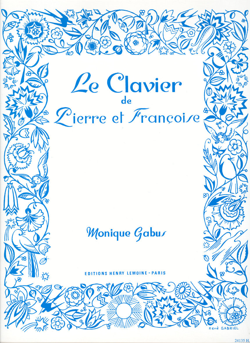 Clavier de Pierre et Françoise - partition piano, Monique Gabus