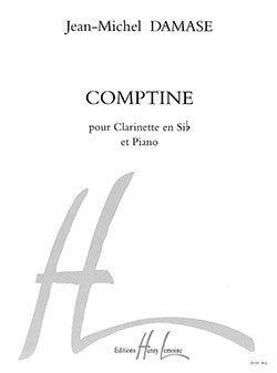 Comptine - partition clarinette, Jean-Michel Damase