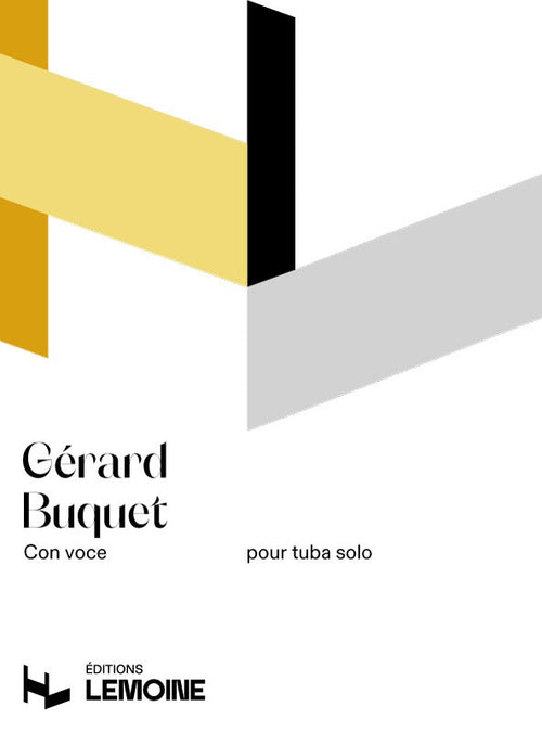 Con voce - partition cuivres, Gérard Buquet