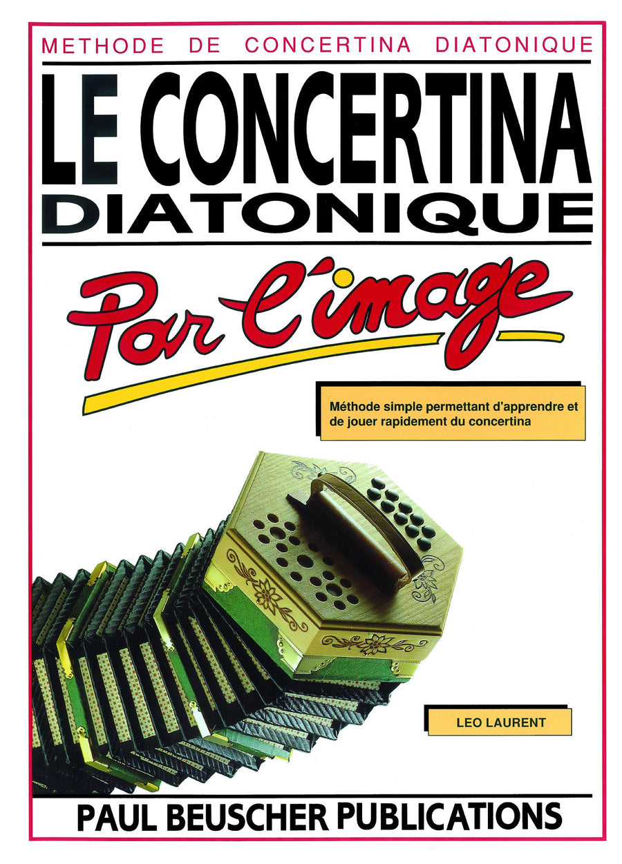 Concertina diatonique par l'image - partition accordéon, Léo Laurent
