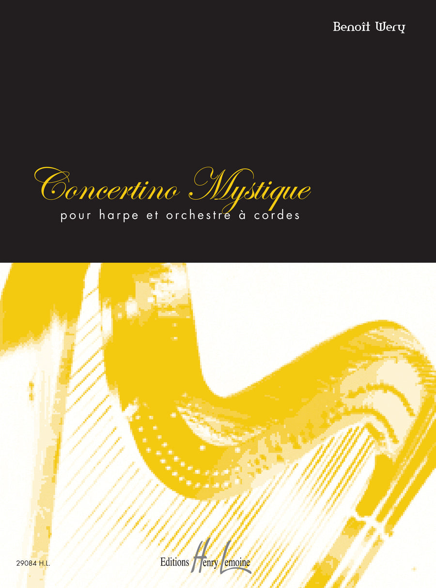 Concertino mystique - partition harpe, Benoît Wery