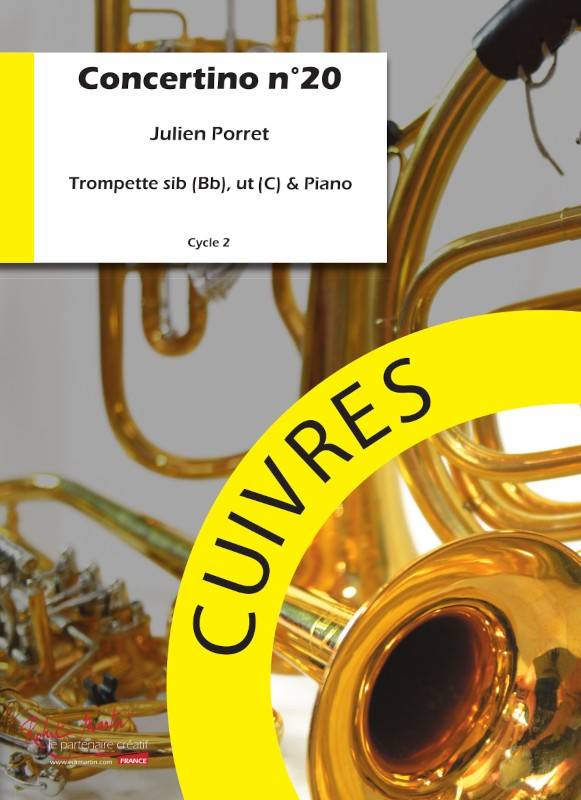 Concertino n°20 - partition trompette, Julien Porret