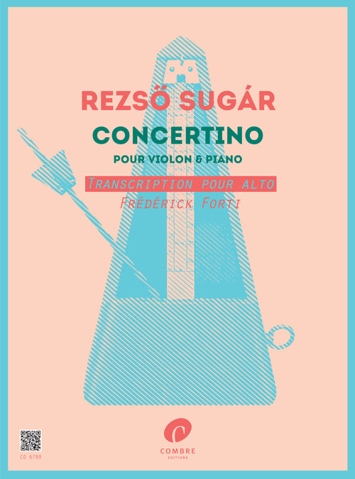 Concertino - partition alto, Rezso Sugar