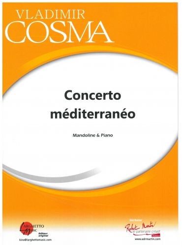 Concerto Mediterraneo - partition instruments traditionnels, Vladimir Cosma