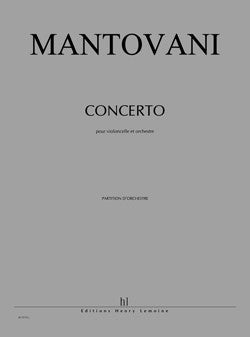 Concerto pour violoncelle - partition violoncelle, Bruno Mantovani
