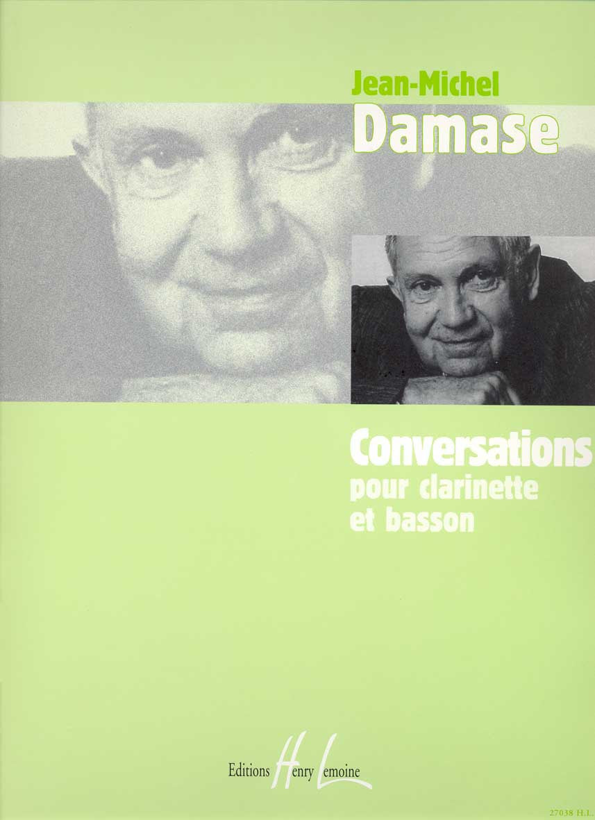 Conversations - partition clarinette, Jean-Michel Damase