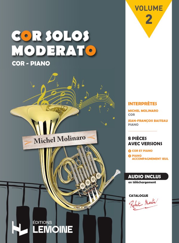 Cor solos moderato Vol.2 - partition cor, Michel Molinaro