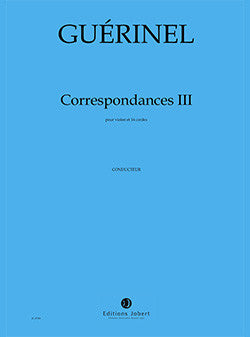 Correspondances III - partition violon, Lucien Guerinel
