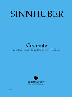 Courante - partition flûte, Claire-Mélanie Sinnhuber