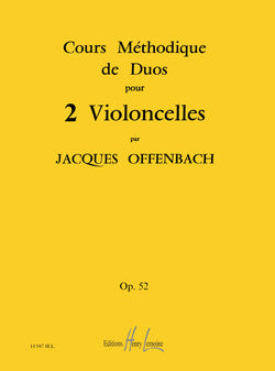 Cours méthodique de duos pour deux violoncelles Op.52 - méthode de violoncelle