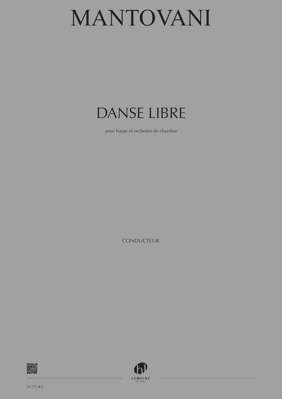 Danse libre - partition harpe, Bruno Mantovani