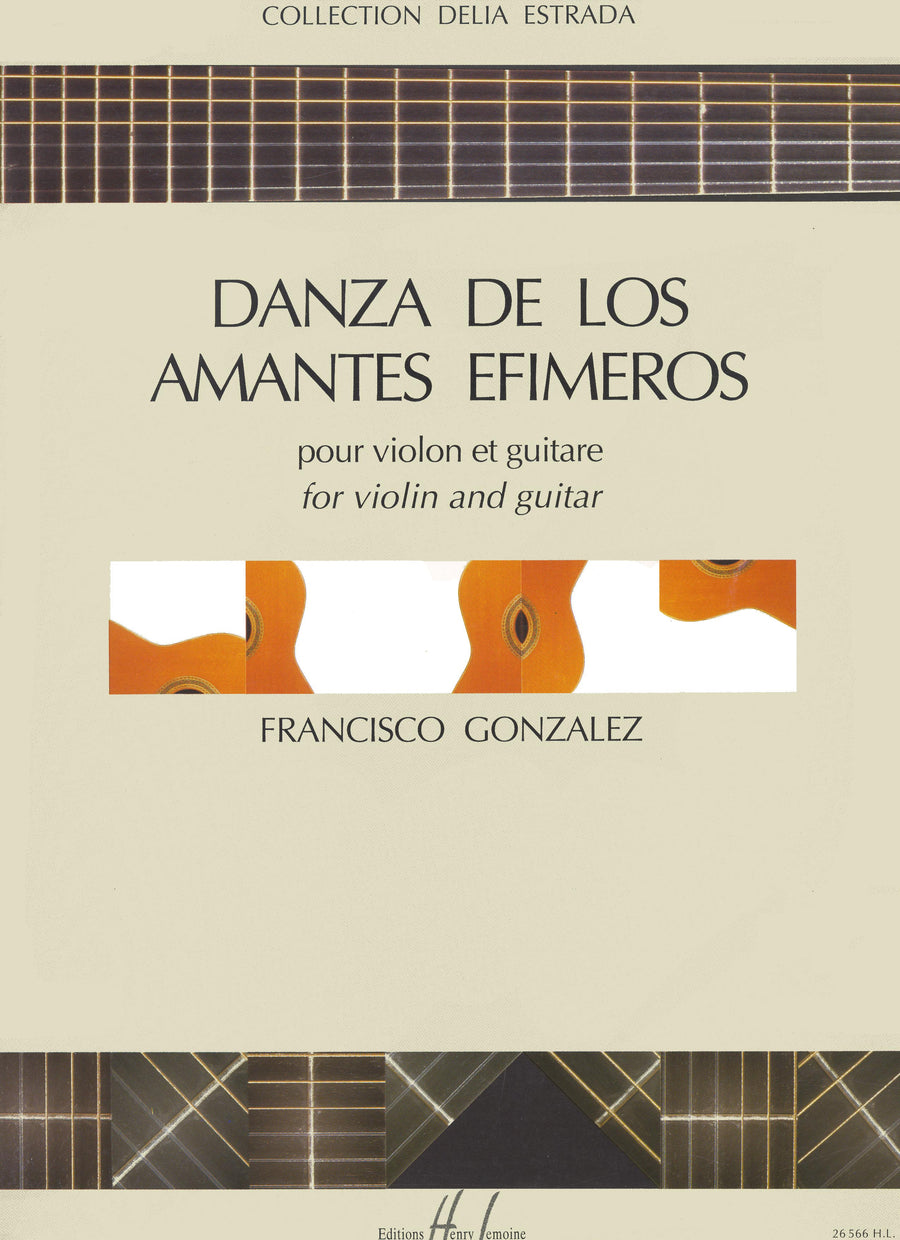 Danza de los Amantes Efimeros - partition violon, Francisco Gonzalez