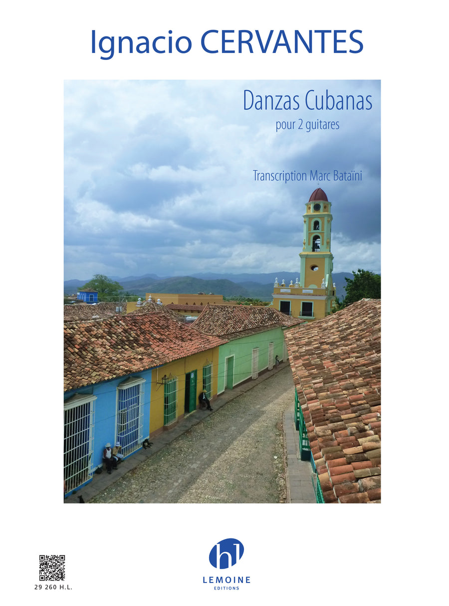Danzas cubanas - partition guitare, Ignacio Cervantes