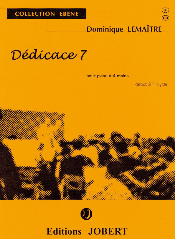 Dédicace 7 - partition piano, Dominique Lemaître