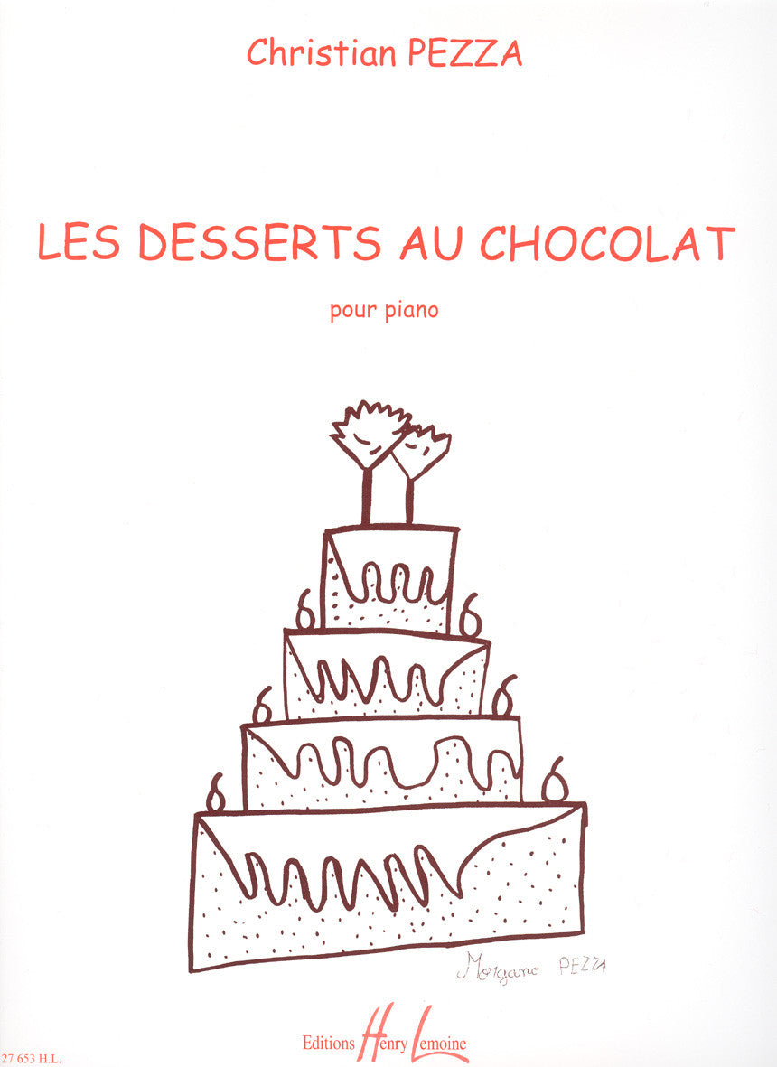 Desserts au chocolat - partition piano, Christian Pezza