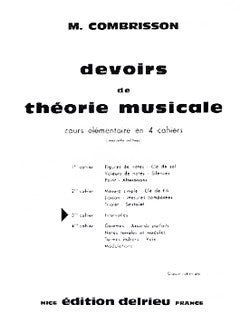 Devoirs de théorie Vol.3 - théorie musicale, M. Combrisson
