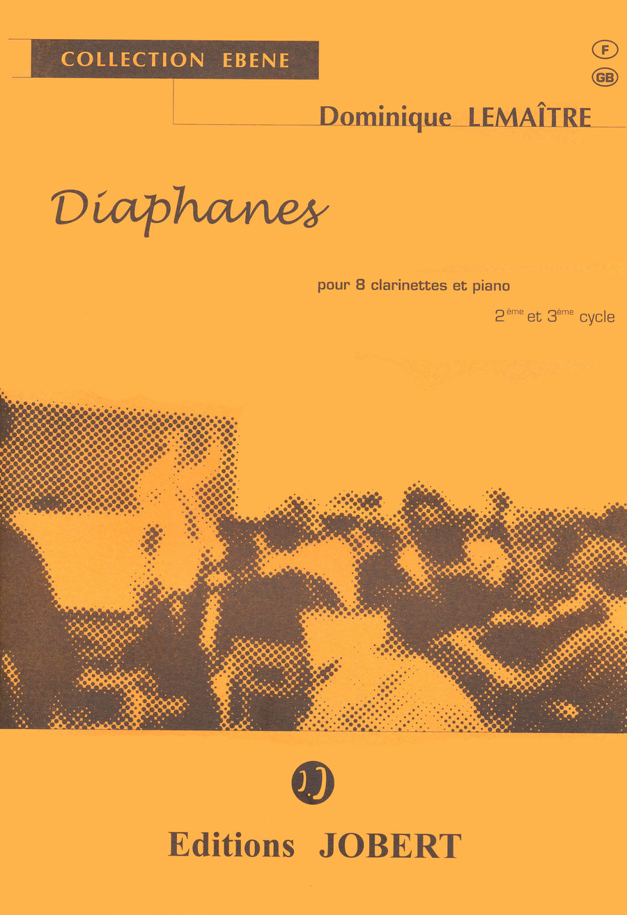 Diaphanes - partition clarinette, Dominique Lemaître