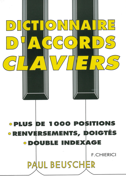 Dictionnaire d'accords - partition orgue, F. Chierici