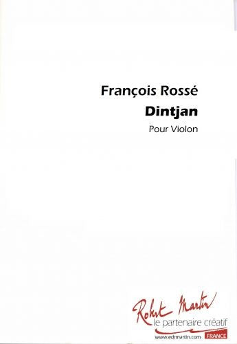 Dintjan - partition violon, François Rosse