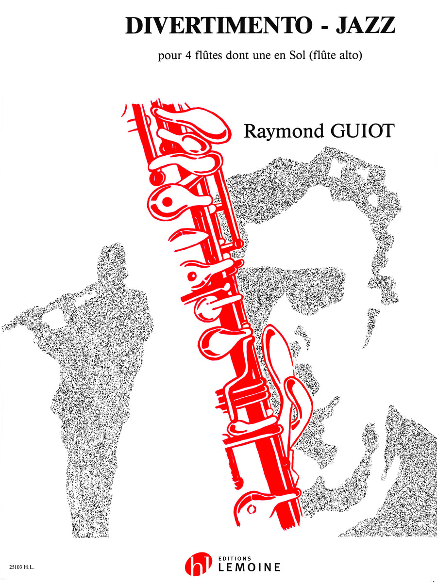 Divertimento-jazz - partition flûte, Raymond Guiot