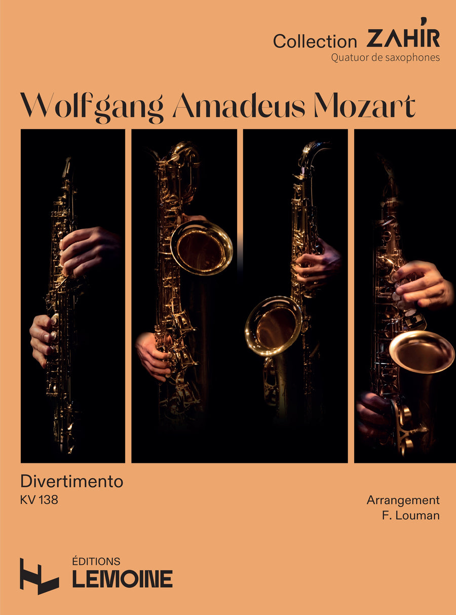 Divertimento KV138 - partition ensemble, Wolfgang Amadeus Mozart