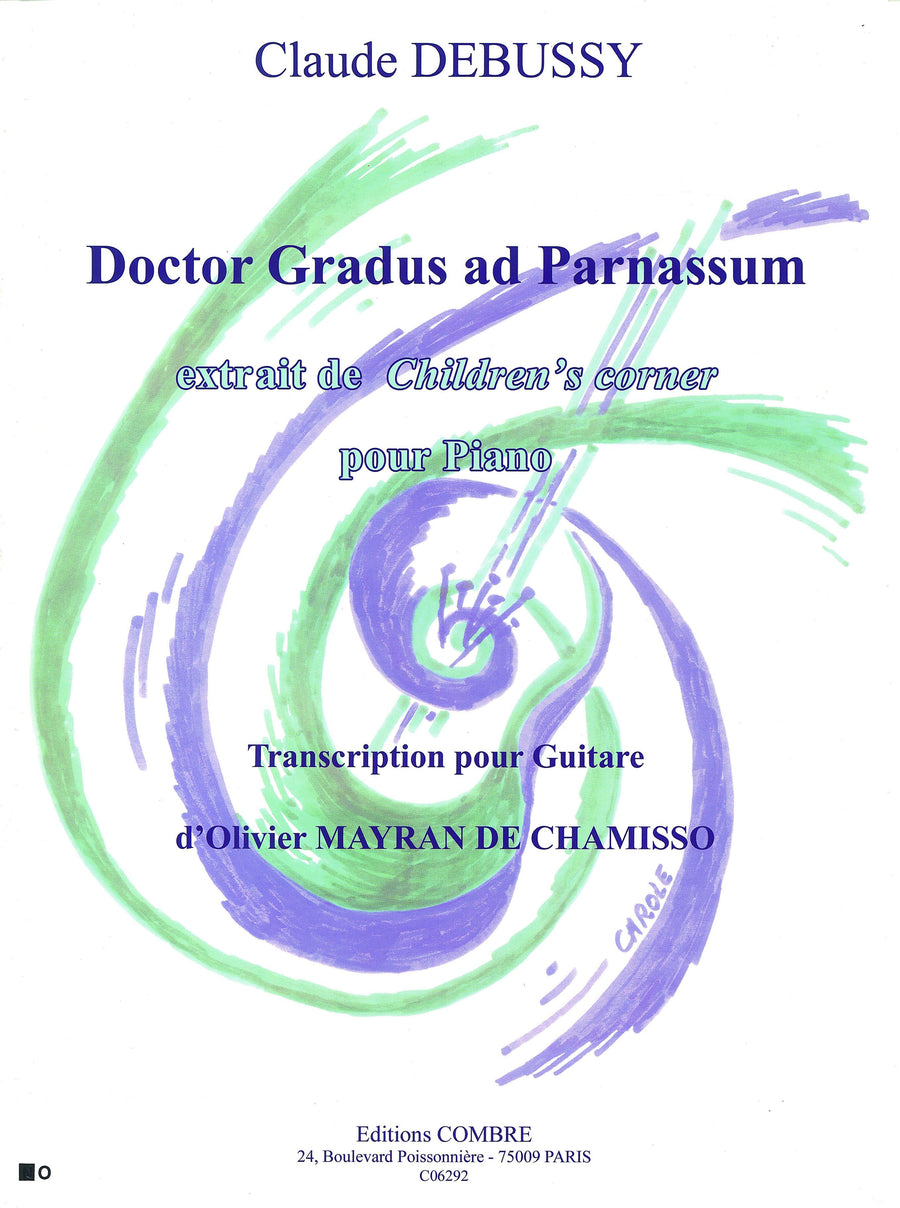 Doctor Gradus ad Parnassum - partition guitare, Claude Debussy