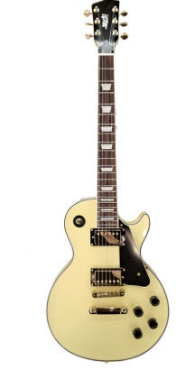 Jet Guitars JL 500 Vintage Yellow singlecut Gold Hardware