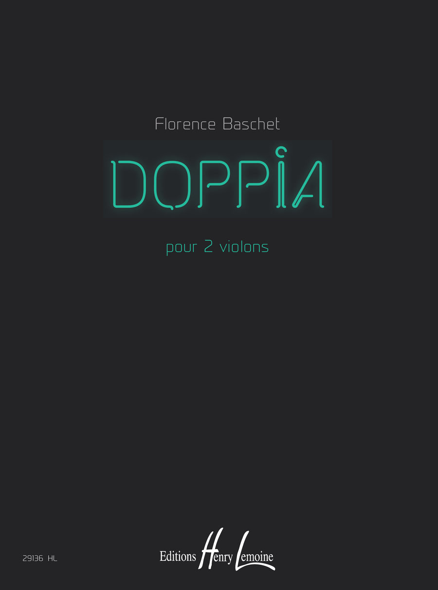 Doppia - partition violon, Florence Baschet