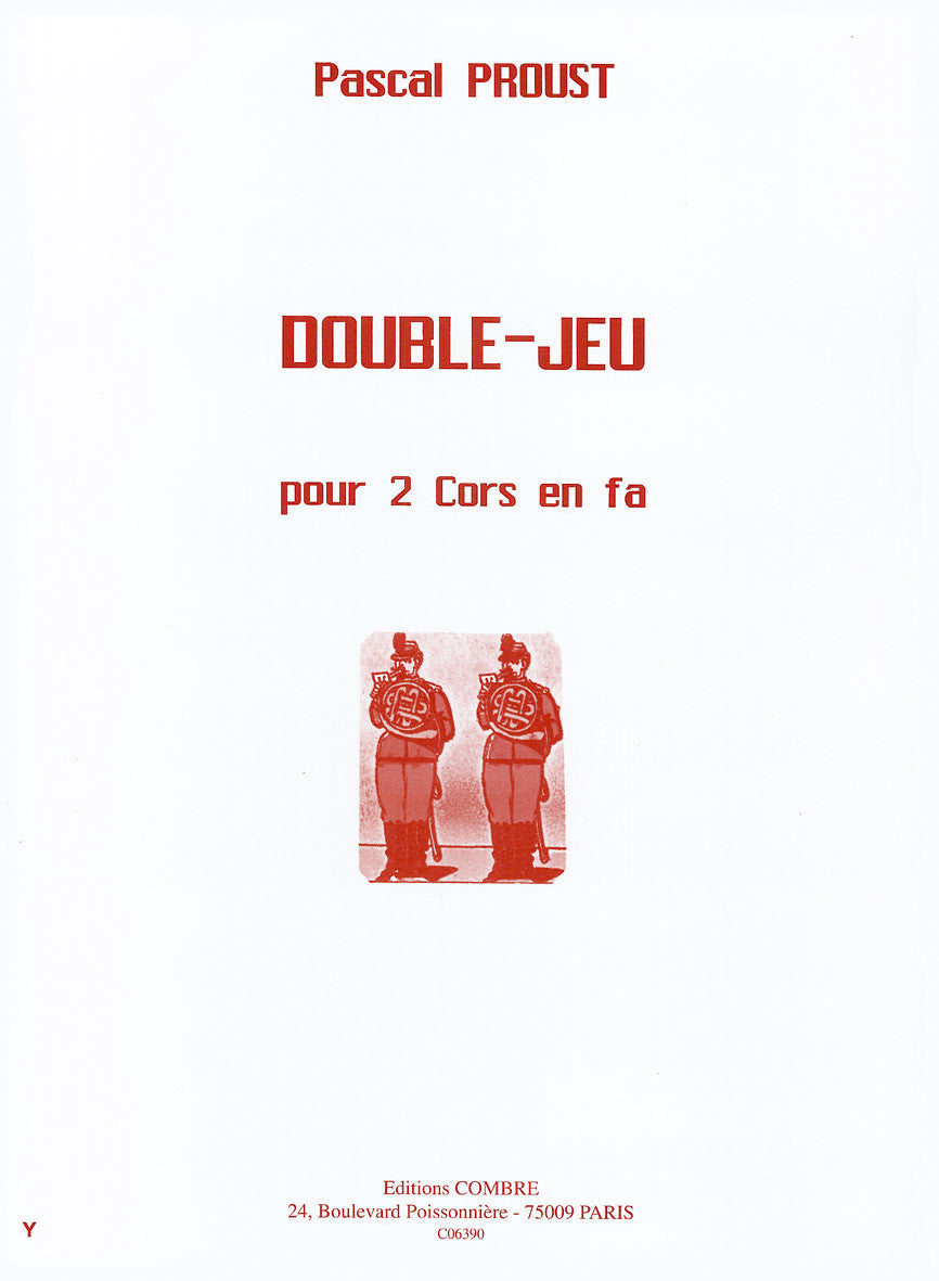 Double-jeu - partition cor, Pascal Proust