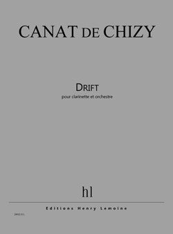 Drift - partition clarinette, Edith Canat de Chizy