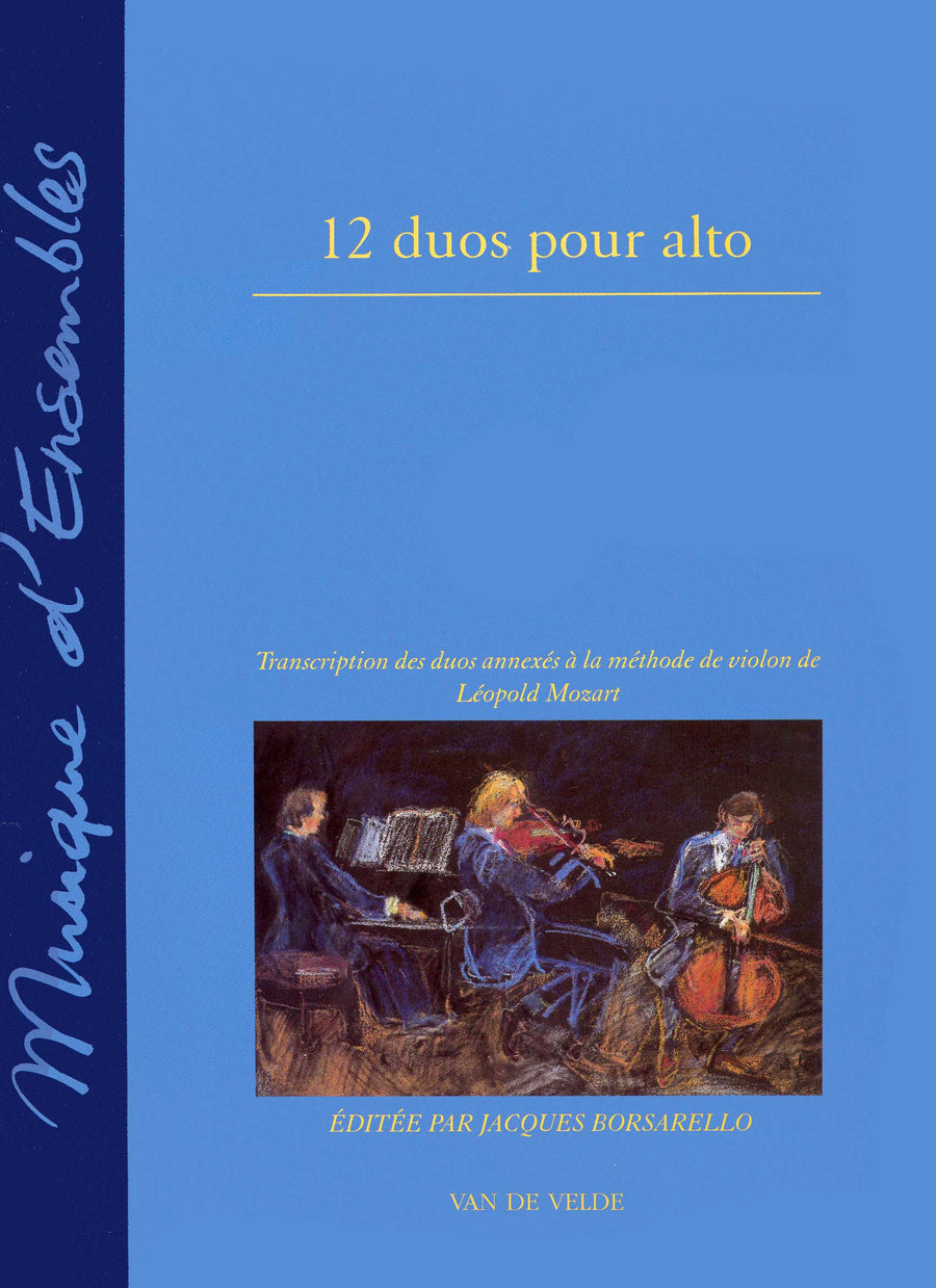 Duos (12) - partition alto, Jacques Borsarello