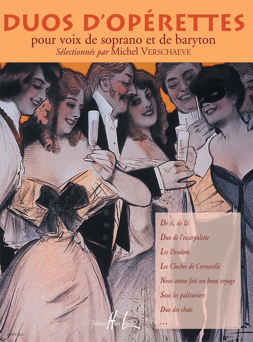 Duos d'opérettes - partition chant, Michel Verschaeve