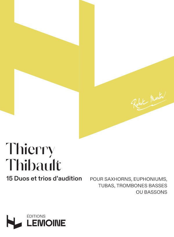 Duos et trios d'audition (15) - partition cuivres, Thierry Thibault