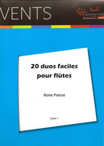Duos faciles (20) - partition flûte, René Potrat