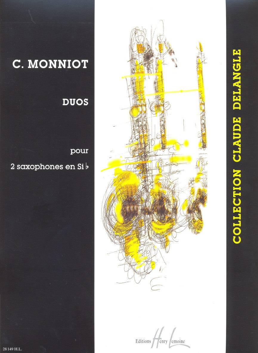 Duos - partition saxophone, Christophe Monniot