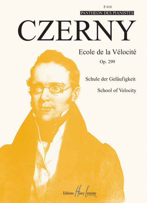 Ecole de la vélocité Op.299 - méthode de piano, Carl Czerny