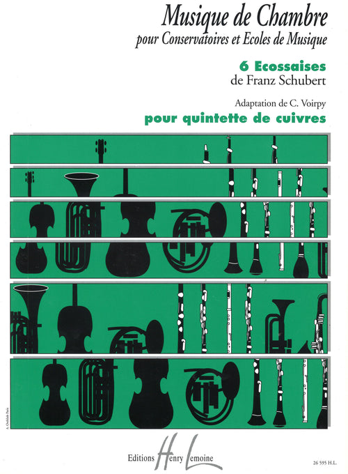 Ecossaises (6) - partition cuivres, Franz Schubert