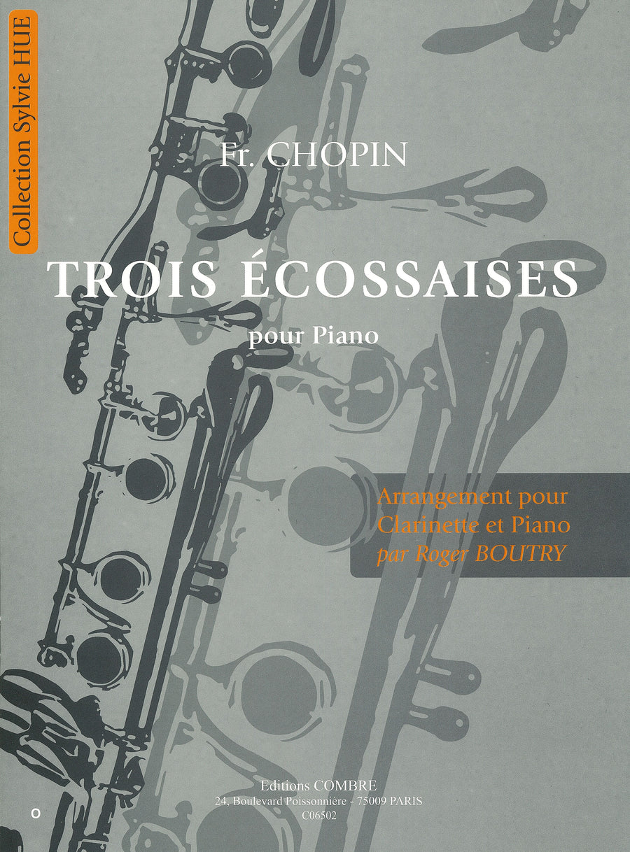 Ecossaises pour piano (3) - partition clarinette, Roger Boutry