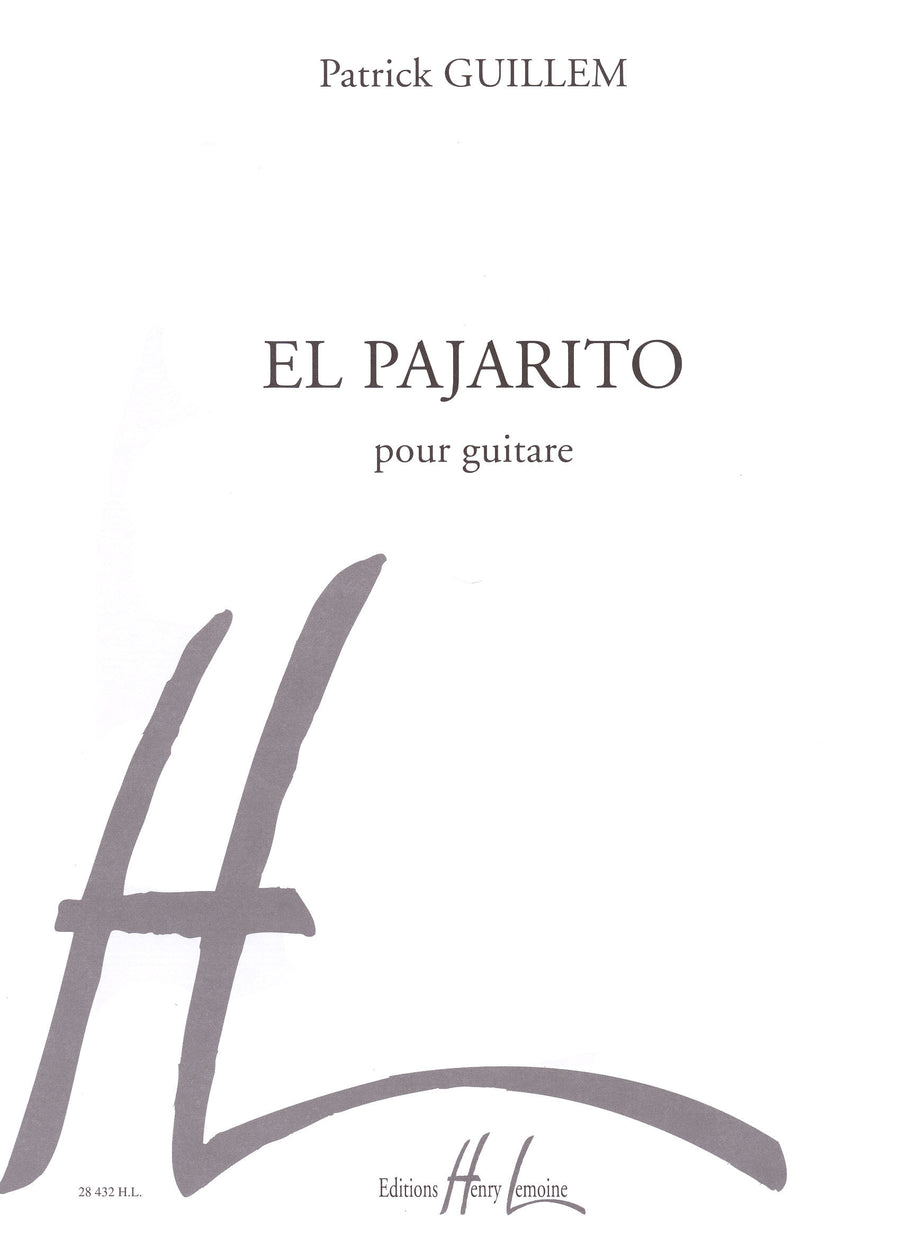 El Pajarito - partition guitare, Patrick Guillem