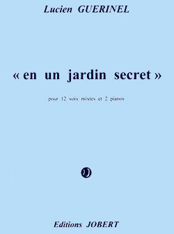 En un jardin secret - partition chant, Lucien Guerinel